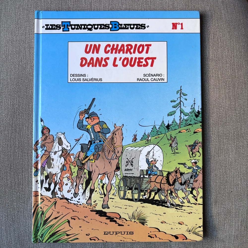 Les Tuniques Bleues Comic Book N1 Un Chariot dans L’Ouest
